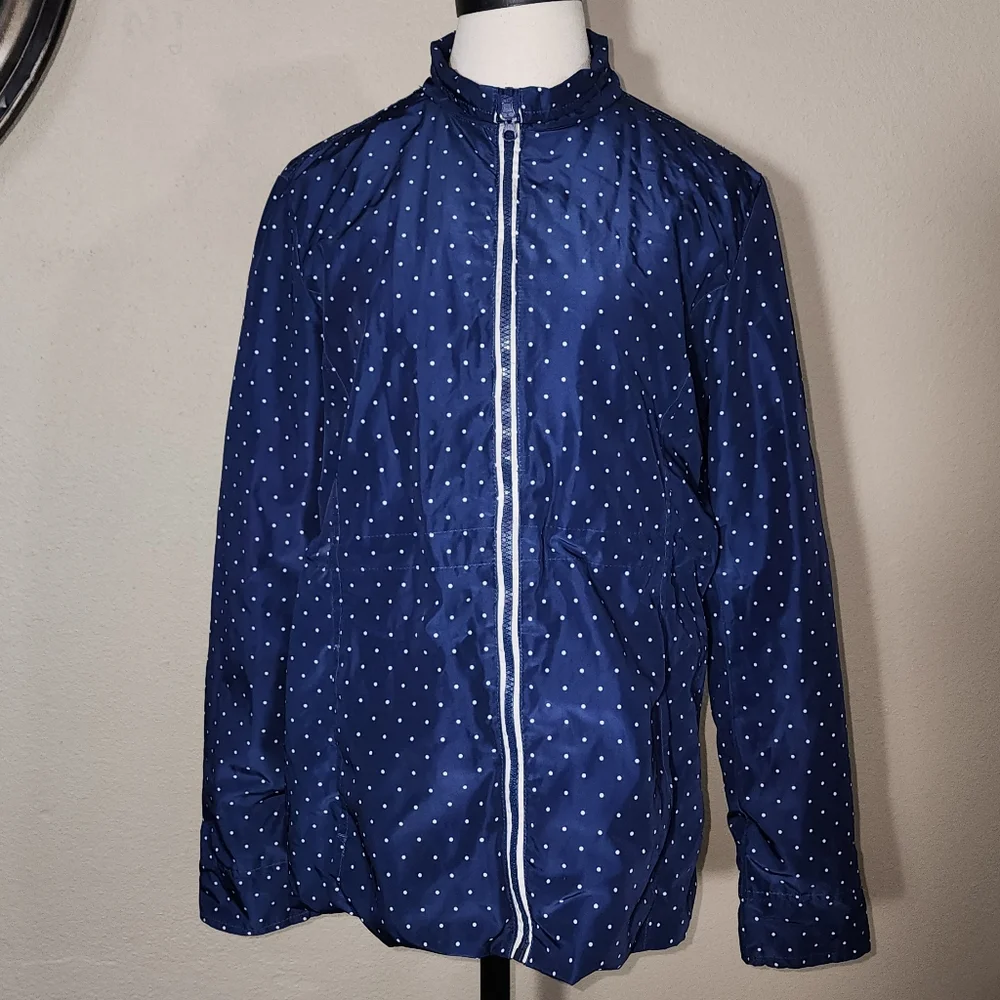 i5 Apparel Jacket Polka dot Blue Size M
